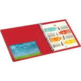 Папка на 4-х кольцах Бюрократ 0827/4RRED (-0827/4RRED)