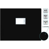 Папка на 4-х кольцах Бюрократ 0827GA3BLCK (-0827GA3BLCK)