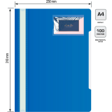 Папка-скоросшиватель Бюрократ PS-V20BLU (-PS-V20BLU)