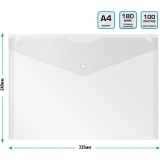 Папка-конверт Бюрократ PK803ACLEAR (-PK803ACLEAR)