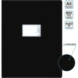 Папка на 4-х кольцах Бюрократ 0827VA3BLCK (-0827VA3BLCK)