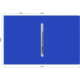 Папка на 4-х кольцах Бюрократ 0827VA3BLU (-0827VA3BLU)