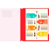 Папка-скоросшиватель Бюрократ PS-V20RED (-PS-V20RED)