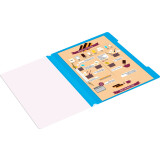 Папка-скоросшиватель Бюрократ PS20AZURE (-PS20AZURE)