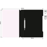 Папка-скоросшиватель Бюрократ PS20BLCK (-PS20BLCK)