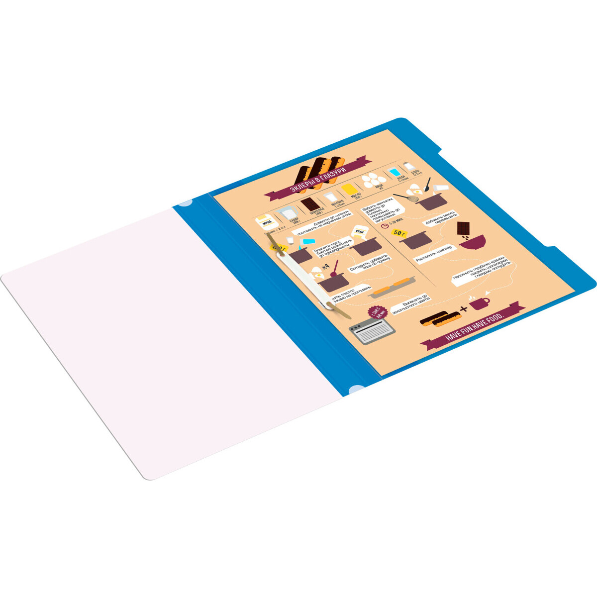 Папка-скоросшиватель Бюрократ PS20BLUE - -PS20BLUE - фото 3