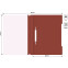 Папка-скоросшиватель Бюрократ PS20BROWN - -PS20BROWN - фото 6