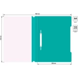 Папка-скоросшиватель Бюрократ PS20TURG (-PS20TURG)