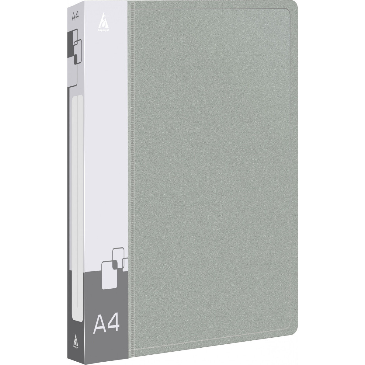 Папка Бюрократ 0812/2RGREY - -0812/2RGREY