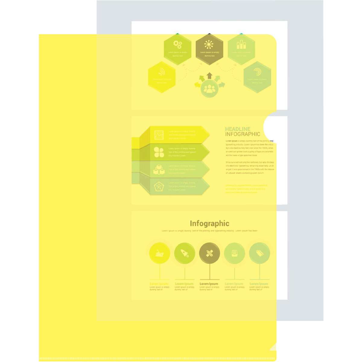 Папка-уголок Бюрократ EE310/1YEL - -EE310/1YEL