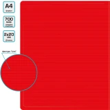 Папка на 2-х кольцах Бюрократ DL0740/2RED