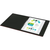 Папка на 2-х кольцах Бюрократ DL0740/2RED