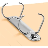 Папка на 2-х кольцах Бюрократ GEM0812/2RCREAM