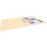 Папка на 2-х кольцах Бюрократ GEM0812/2RCREAM