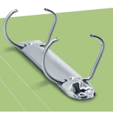 Папка на 2-х кольцах Бюрократ GEM0812/2RGRN