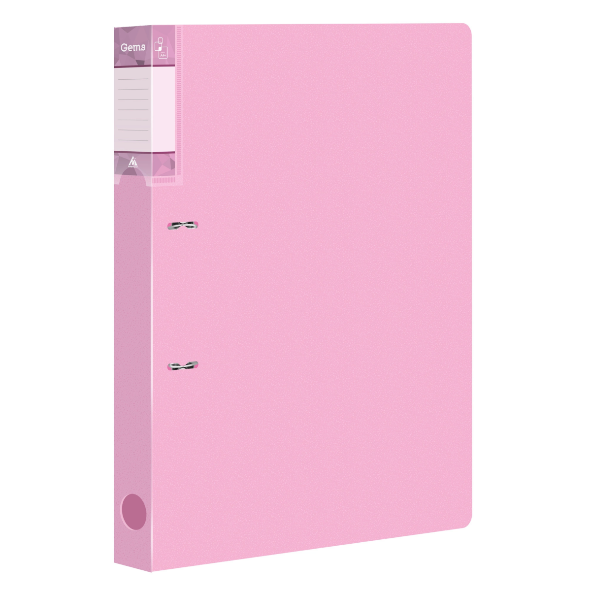 Папка на 2-х кольцах Бюрократ GEM0812/2RPIN