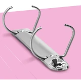 Папка на 2-х кольцах Бюрократ GEM0812/2RPIN