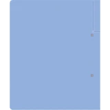 Папка на 2-х кольцах Бюрократ GEM0812/2RAZURE