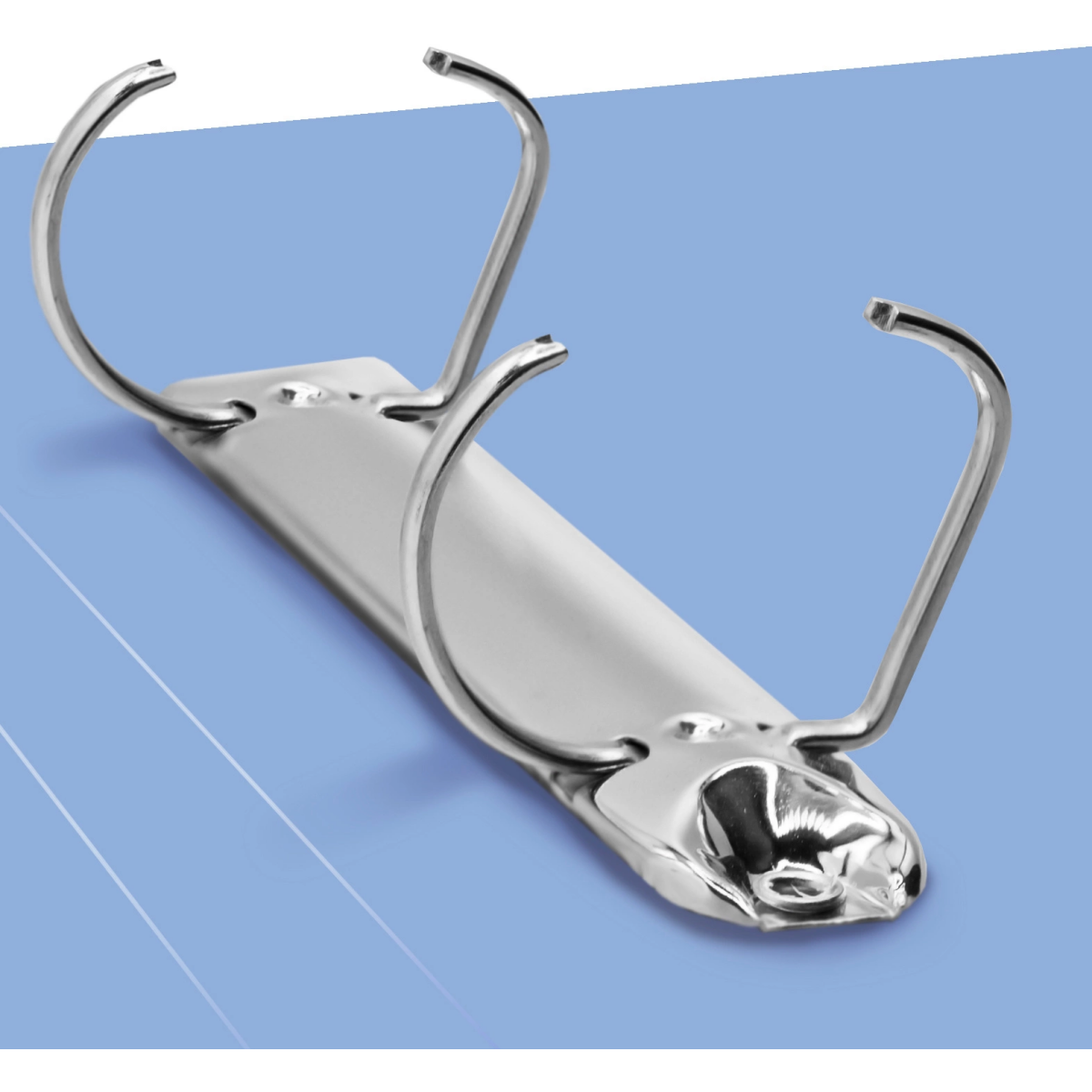 Папка на 2-х кольцах Бюрократ GEM0812/2RAZURE - фото 5