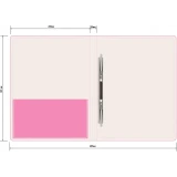 Папка Бюрократ DNE07PPINK