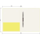 Папка Бюрократ DNE07PYEL