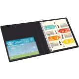 Папка на 4-х кольцах Бюрократ 0818/4RBLCK (-0818/4RBLCK)