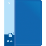 Папка на 4-х кольцах Бюрократ 0818/4RBLU (-0818/4RBLU)