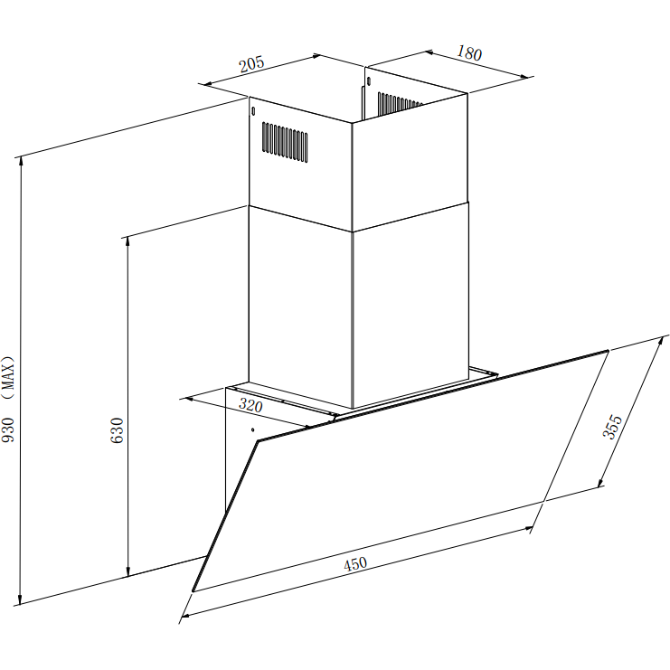 Вытяжка Weissgauff Lyra BL - 429928 - фото 8