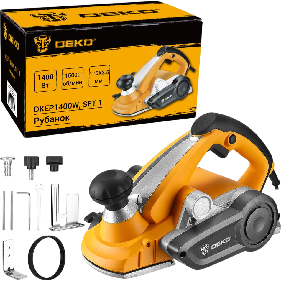 Рубанок DEKO DKEP1400W (083-1073) - фото 4