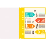 Папка Бюрократ PS-P20YEL