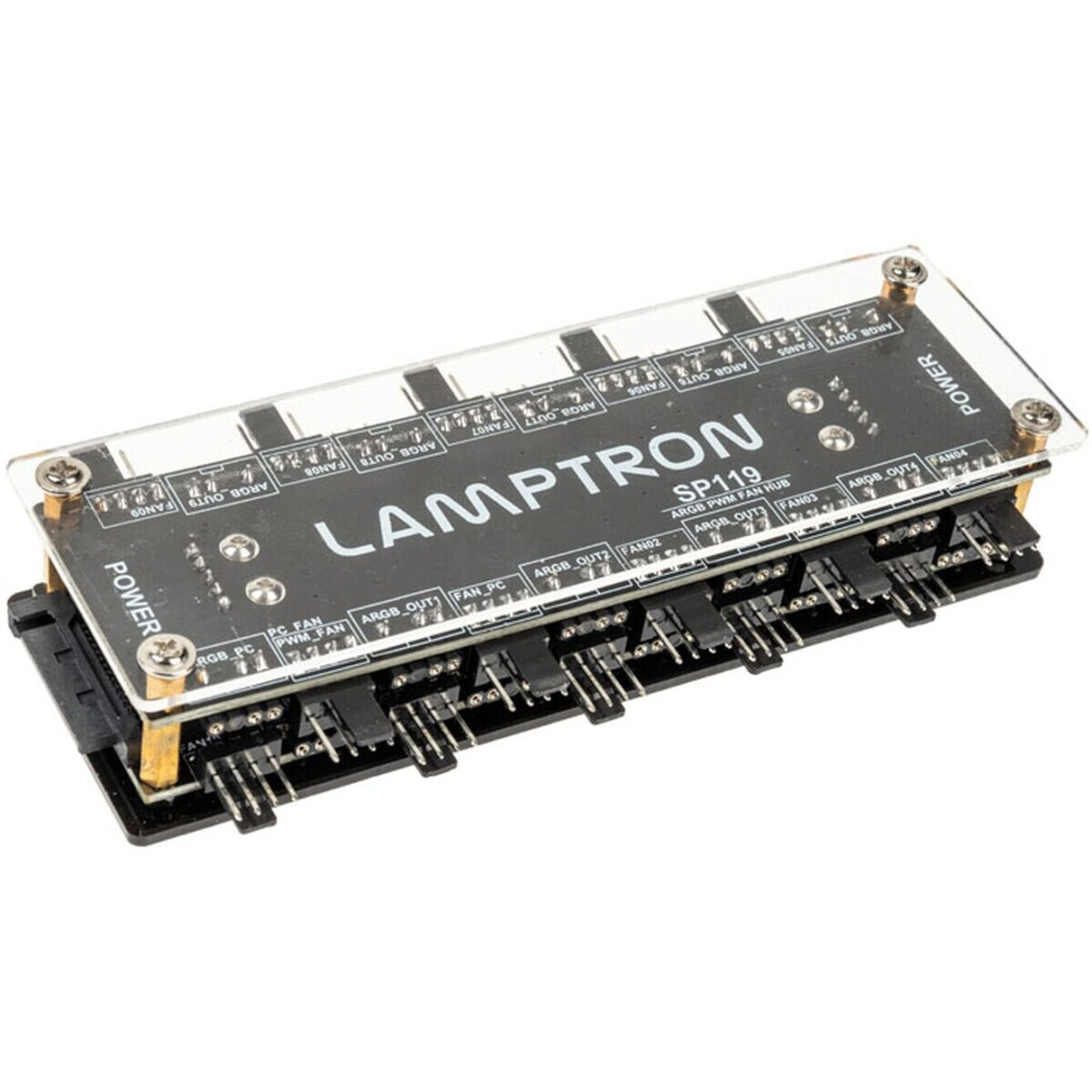 Контроллер вентиляторов Lamptron SP119 ARGB Fan Hub