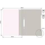 Папка-скоросшиватель Бюрократ PSL20GREY (-PSL20GREY)