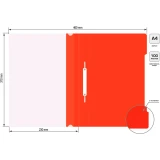 Папка-скоросшиватель Бюрократ PSL20RED (-PSL20RED)