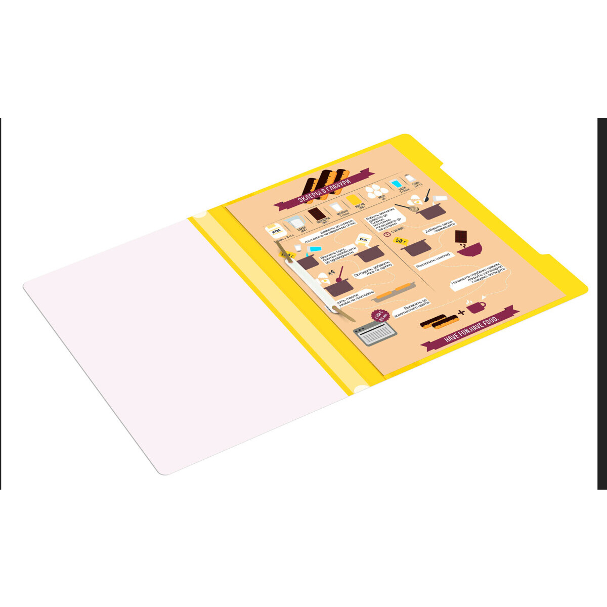 Папка-скоросшиватель Бюрократ PSL20YEL - -PSL20YEL - фото 3