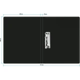 Папка с зажимом Бюрократ PZ05CBLCK (-PZ05CBLCK)