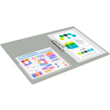 Папка с зажимом Бюрократ PZ07CGREY (-PZ07CGREY)