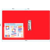 Папка с зажимом Бюрократ PZ07CRED (-PZ07CRED)