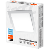 Светильник JazzWay PPL-S 18w 6500K WH IP40 (5009752A)
