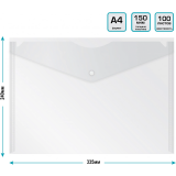 Папка-конверт Бюрократ PK803TCLEAR (-PK803TCLEAR)