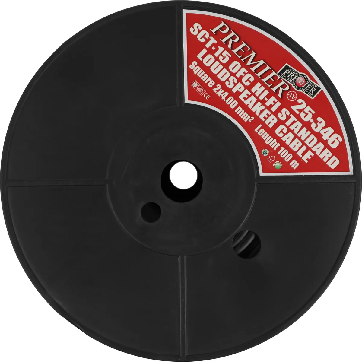 Кабель акустический PREMIER SCT-15 BC 2x4, 100м - 25-346 100 - фото 3