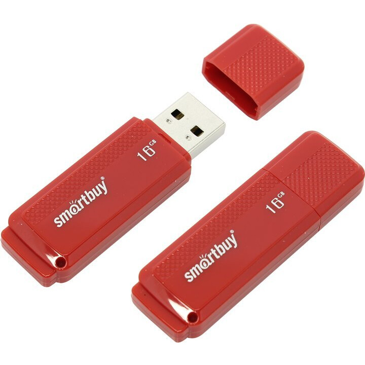 USB Flash накопитель 16GB SmartBuy Dock Red (SB16GBDK-R)