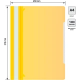 Папка Бюрократ PS-K20YEL (-PS-K20YEL)