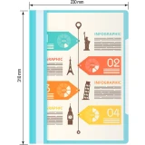 Папка-скоросшиватель Бюрократ PSLPAST/BLUE (-PSLPAST/BLUE)