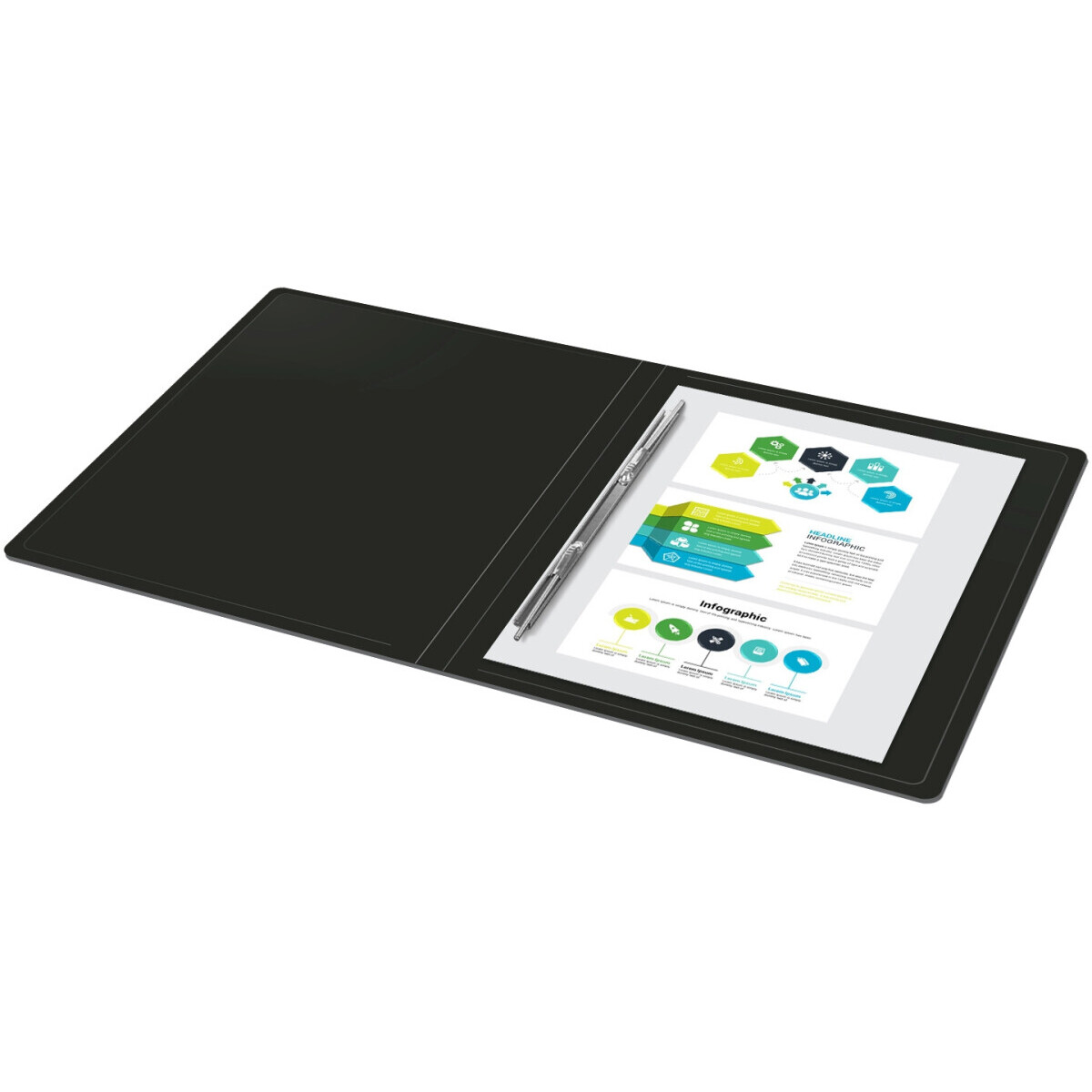 Папка-скоросшиватель Бюрократ PZ05PBLCK - -PZ05PBLCK - фото 2