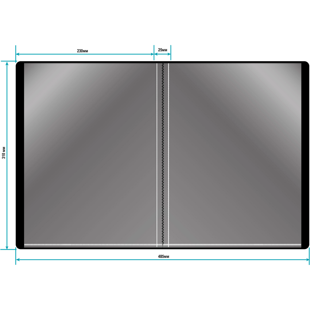 Папка файловая Бюрократ DLV20BBERRY - фото 5