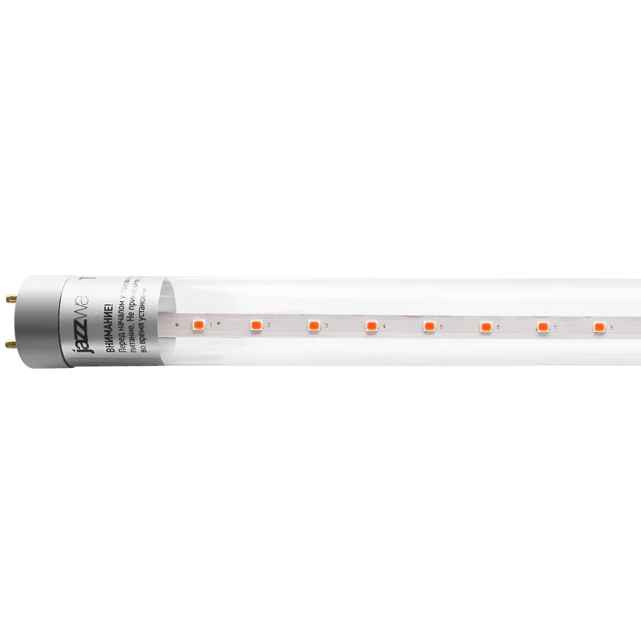 Филаментная лампочка JazzWay PLED T8-1200 PPG Agro (16 Вт, G13) - 5025912
