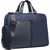 Сумка для ноутбука Piquadro Laptop Bag 15.6" in Recycled Fabric Blue (CA6624S136/BLU)