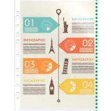 Файл-вкладыш Бюрократ 013BKAN2GRN (50 шт.) (-013BKAN2GRN)