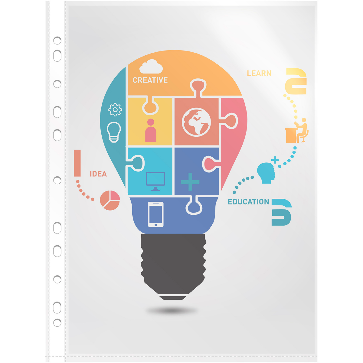 Файл-вкладыш Бюрократ 013BTEN40 (100 шт.) - фото 4