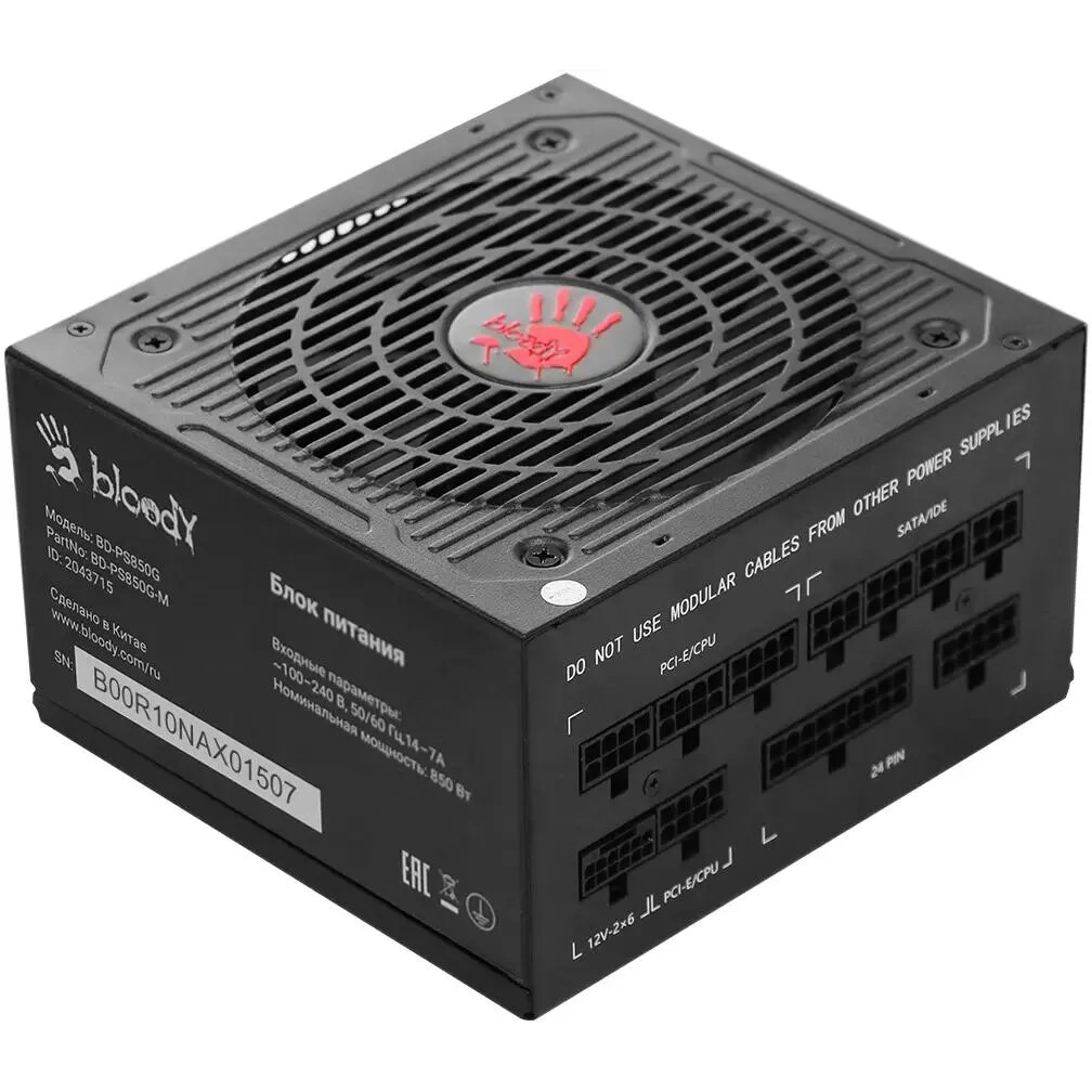 Блок питания 850W Bloody BD-PS850G-M - фото 3